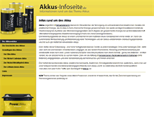 Tablet Screenshot of akkus-infoseite.de
